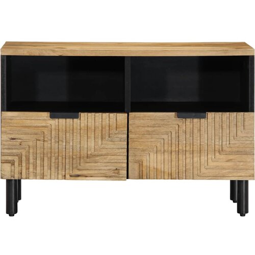 Maison Chic TV omarica - TV stojalo - Televizijska omarica rjava 70x33x46 cm masivni les Mango, (21700277) Slike