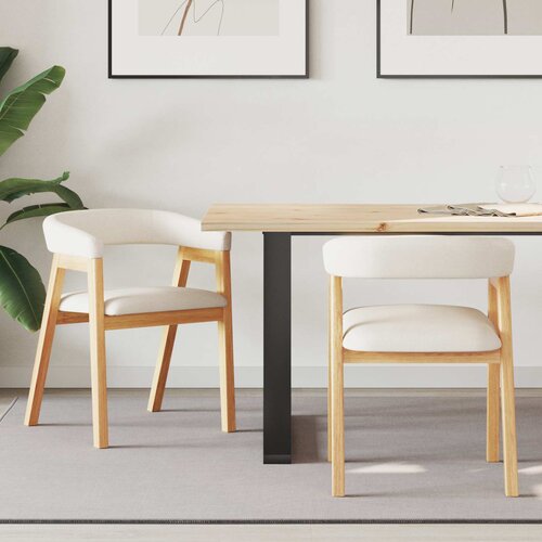  Trpezarijske stolice 2 pcs Prirodna 54 x 57 x 73 cm Cijene
