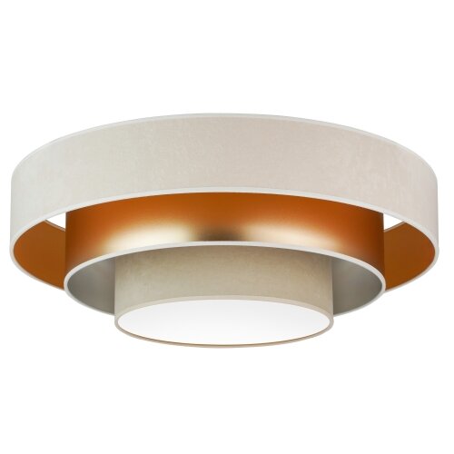  Duolla - LED plafonsko svetlo LUNETA LED/26W/230V &amp;Oslash; 60 cm 4000K krem/zlatna Slike
