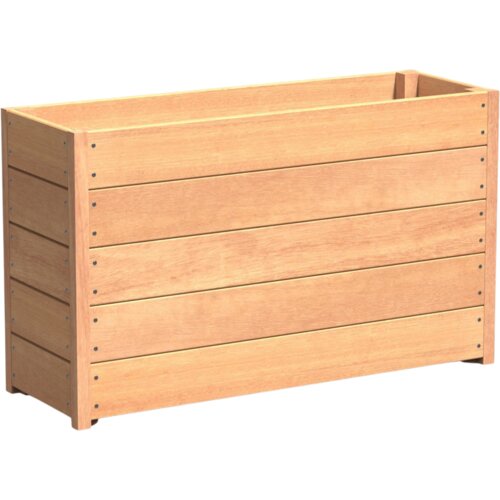 ADEZZ Korito za rastline Carrez iz lesa - pravokotno - 120 x 40 x 72 cm Slike