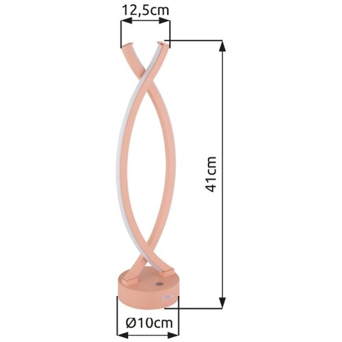 Globo 58457P - LED prigu&amp;scaron;iva dodirna stona lampa HELA LED/1W/3,7V ružičasta Slike