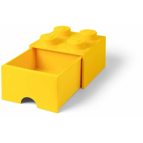 Lego Rumena škatla za shranjevanje s predalom LEGO®