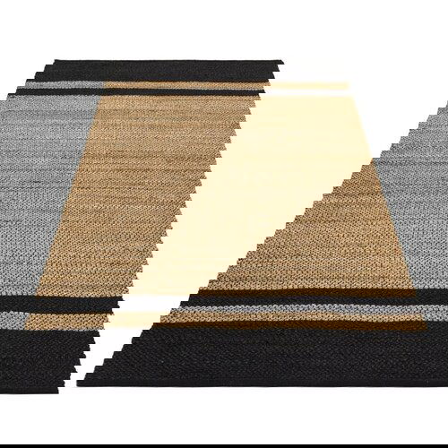 Conceptum Hypnose ech 07 - natural, black blackbeige carpet (170 x 240) Slike