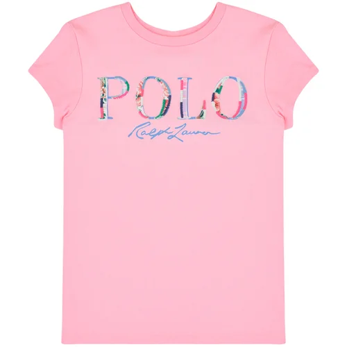 Polo Ralph Lauren Majice s kratkimi rokavi SSPOLOTEE-KNIT SHIRTS-T-SHIRT Rožnata