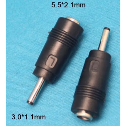 Gembird NPC-5.2x2.5mm 3.0x1.1mm dc to dc 20V connector black (l) Slike