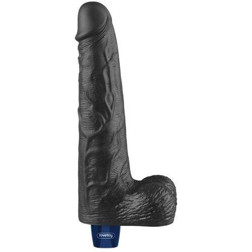 Lovetoy 2024 Vibracijski Penis Lovetoy Real Softee Black 10&amp;#039;&amp;#039; Slike