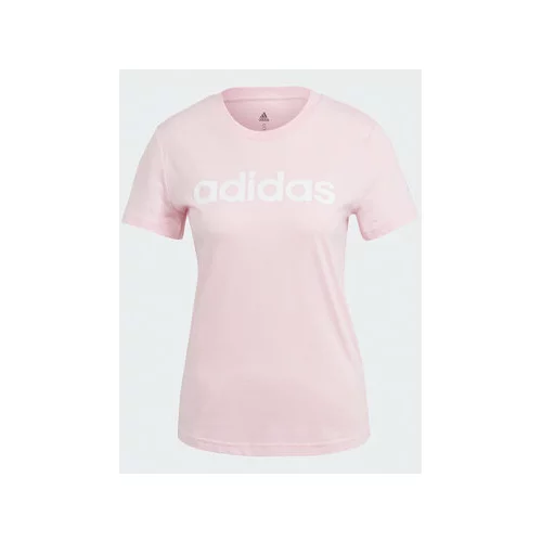 ADIDAS SPORTSWEAR adidas Majica Essentials Slim Logo T-Shirt GL0771 Roza Slim Fit