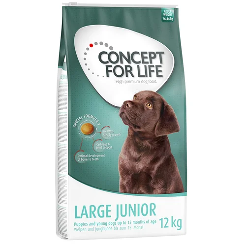 Concept for Life Large Junior - Varčno pakiranje: 2 x 12 kg