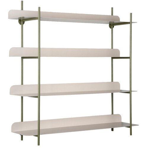 PT LIVING Zelena/siva metalna polica s vi&amp;scaron;e razina 60 cm Reina Cuatro &amp;ndash; Slike