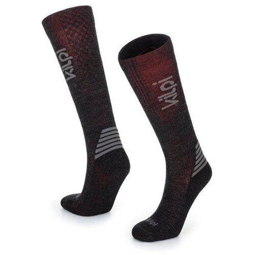 Kilpi PEROSA-U ski knee socks black/red Slike