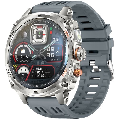 INF Pametna ura z več funkcijami in AMOLED zaslonom 1.75 palca Grey, (5000071834) Cene