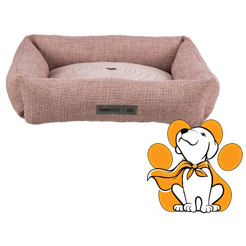 Trixie bed viviana 60x50cm, prostran roze krevet za pse i mačke Slike