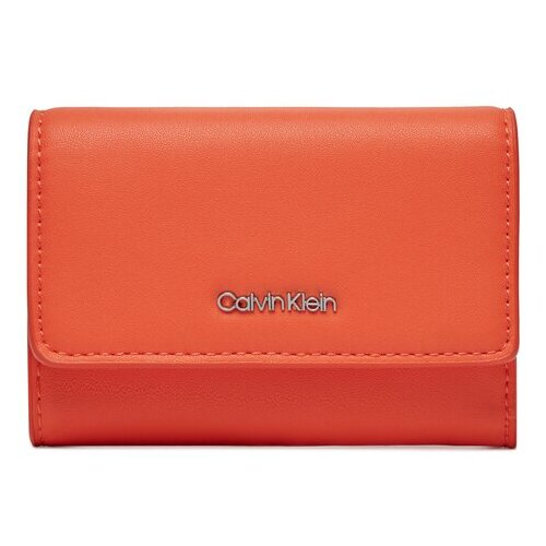 Calvin Klein Majhna ženska denarnica Ck Must Trifold Sm K60K607251 Oranžna Slike