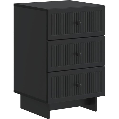  Noćni ormar s ladicama Crna 43 x 41 x 66,5 cm Konstruirano drvo Cijene