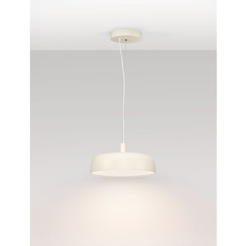 Nova Luce Kremno bela aluminijasta LED zatemnitvena viseča svetilka &amp;oslash; 40 cm Noelia &amp;ndash; Slike