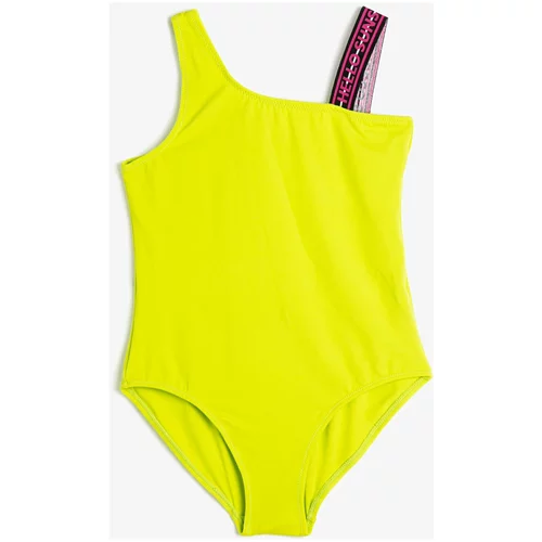 Koton Girl's Lemon Yellow Swimwear