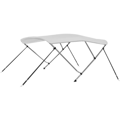vidaXL Bimini tenda s 3 loki bela 183x140x137 cm Cene