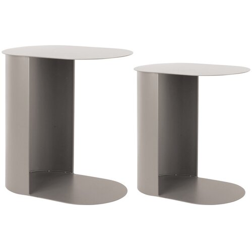 Leitmotiv Metalni pomoćni stolići u setu 2 kom 30x45 cm Riqueza Oval &ndash; Cijene