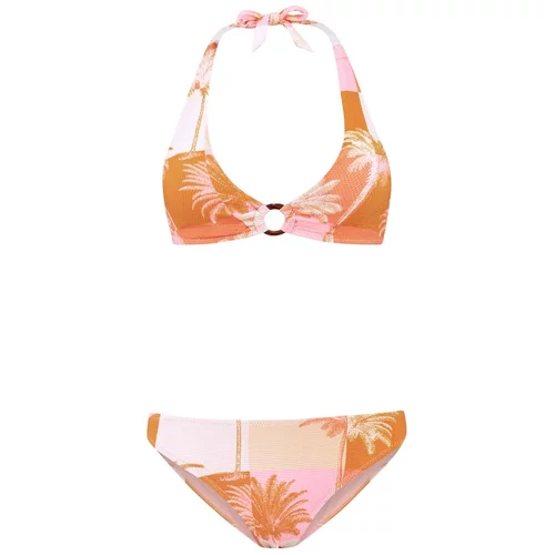 Shiwi Bikini 'Caro' sivkasto bež / narančasta / svijetloroza / bijela