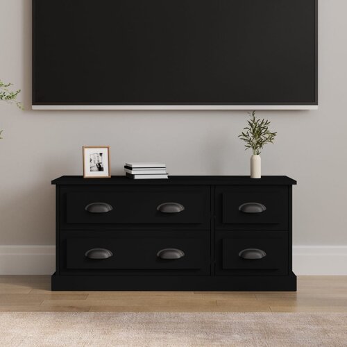 TV ormarić crni 100x35,5x45 cm od konstruiranog drva Cijene