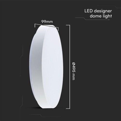  LED prigu&amp;scaron;iva plafonsko svetlo LED/60W/230V 3000-6500K 49,5 cm bela + daljinski upravljač Slike