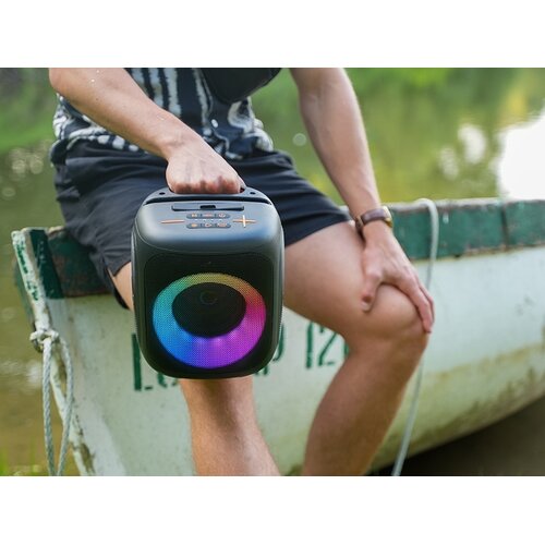 Tracer Bluetooth zvucnik 20W RGB microSD USB 3.5mm TWS CUBE20 Slike