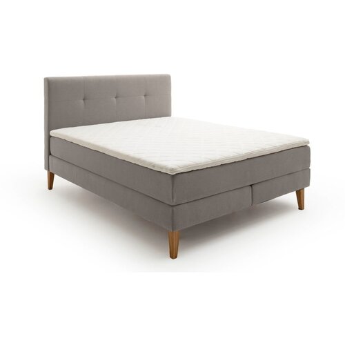 Meise M&amp;ouml;bel Svetlo siva boxspring postelja 180x200 cm Stockholm &amp;ndash; Slike