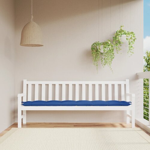 vidaXL Jastuk za vrtnu klupu plavi 200 x 50 x 7 cm od tkanine Oxford Cijene