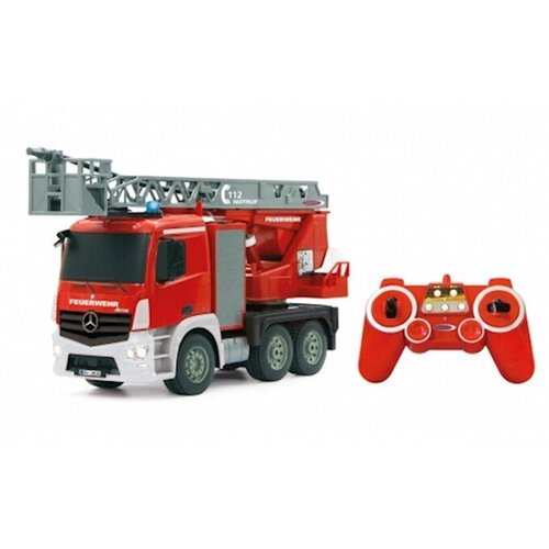 JAMARA kamion na daljinsko upravljanje vatrogasni Mercedes Antos, crveni 1:20, (4042774416799) Slike