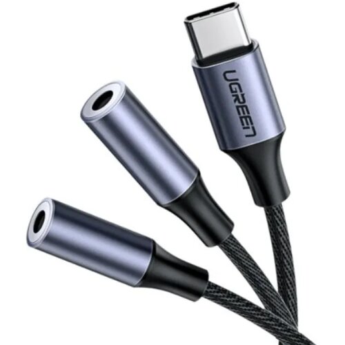  UGREEN USB-C M. na 2 x Audio 3.5mm F. 25cm Cene