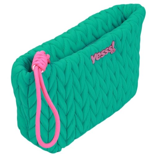 YESSS! zeleno-roze pleteni neseser Cene