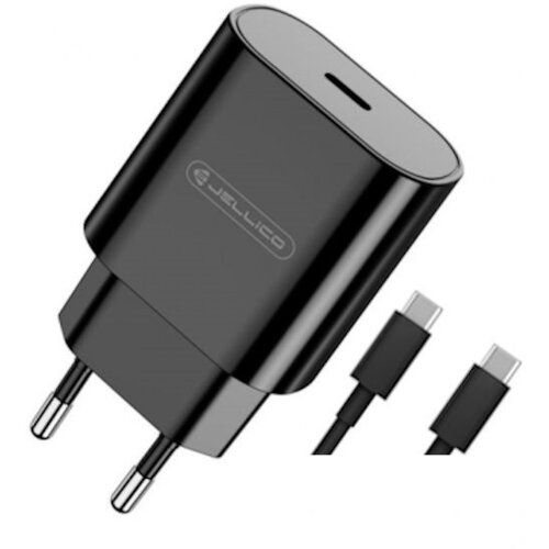 Jellico hišni polnilec C35 quick charge 25W vhod type c s kablom type c - original (eu blister) črn Cene