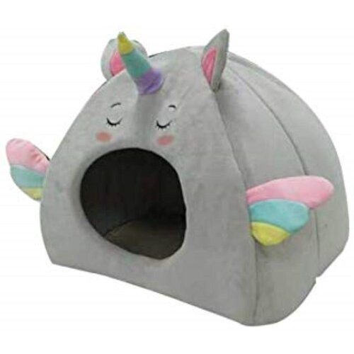Croci Fluffy Kućica za pse Unicorn 43x33x39cm, Siva Cene