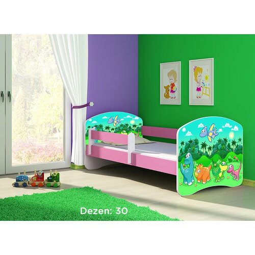 ACMA dečiji krevet II 140x70 + dušek 6 cm PINK30 Cene