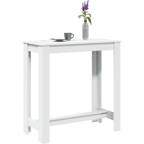 vidaXL Barski stol bijeli 102 x 50 x 103,5 cm konstruirano drvo Cijene