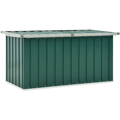 vidaXL Vrtna škatla za shranjevanje zelena 129x67x65 cm, (20709479) Cene