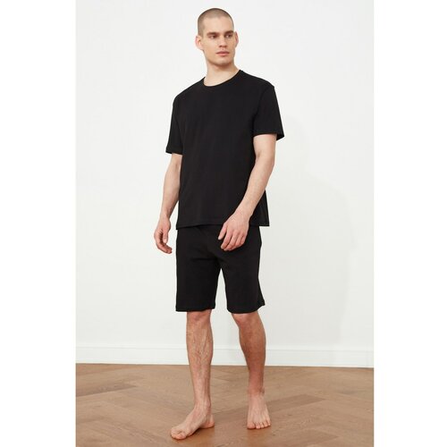 Trendyol Crna pletena pidžama u crnoj boji Slike