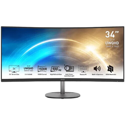 MSI 34 inča pro MP341CQ E12 fhd 3440 x 1440 va 100 hz business monitor Cene