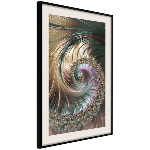  Poster - Iridescent Spiral 30x45