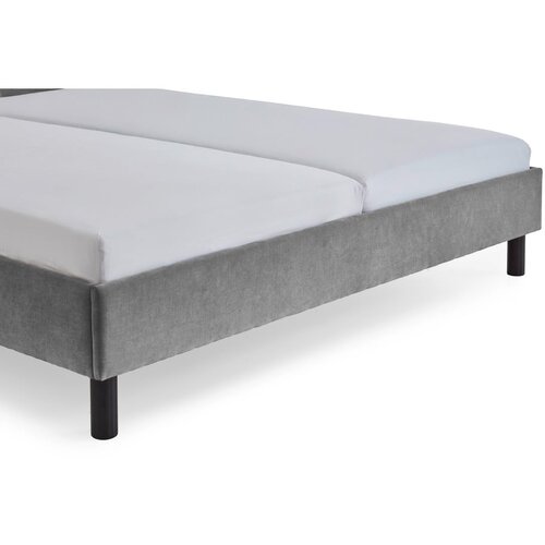 Meise M&amp;ouml;bel Sivi tapecirani bračni krevet bez podnice 180x200 cm Joker &amp;ndash; Slike