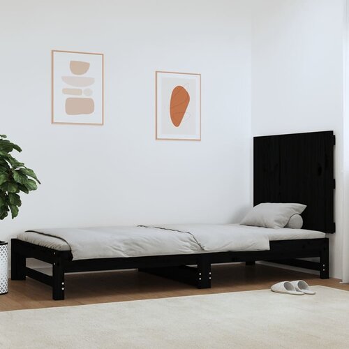 Uzglavlje za krevet Crno 82,5x3x60 cm od masivne borovine Cene
