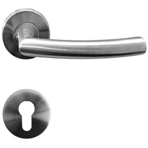 VOVKO Kljuka za vrata Vovko Susy (cilinder, nerjavno jeklo, maks. debelina vrat: 44 mm)