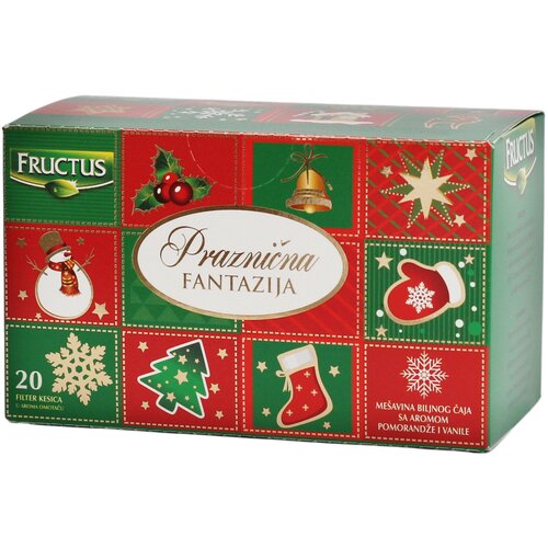 Fructus Čaj praznična fantazija 50g, 20x2.5g Slike
