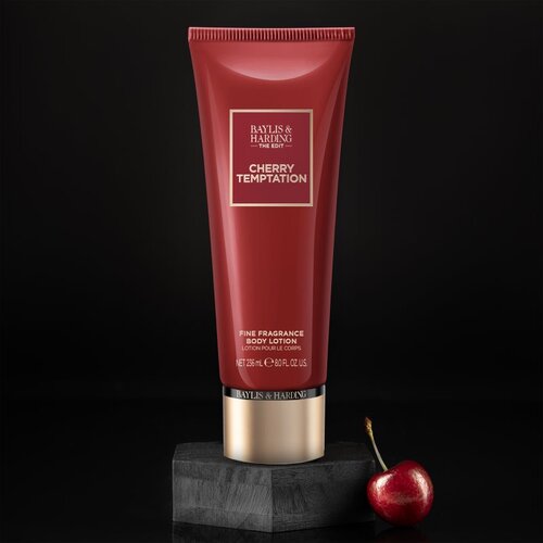 Baylis &amp;amp; Harding The Edit Cherry Temptation parfumirani losjon za telo za ženske Cherry, Jasmin &amp;amp; Sandalwood 236 ml Slike