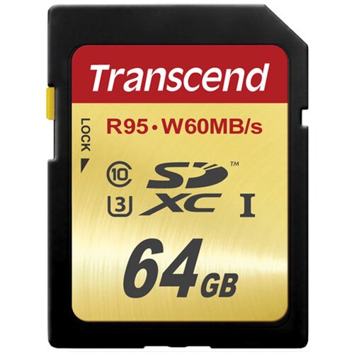 Transcend ULTIMATE 64GB MicroSDXC kartica UHS1 95/60 MB/s Class10 4K Slike