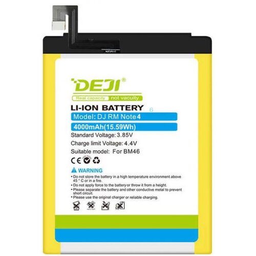  Baterija DEJI za Xiaomi Redmi Note 4/ BN41 (4000 mAh) Cene