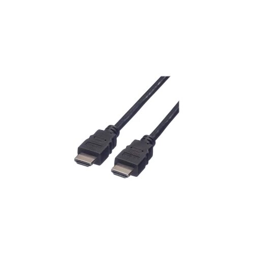 Value HDMI priključni kabel HDMI A utikač 1.00 m crna 11.99.5526 sa zaštitom HDMI kabel Cijene
