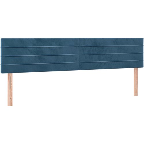 Maison Chic Posteljno vzglavje - Vzglavna omarica 2 kosa temno modro 90x5x78/88 cm žamet, (22077514) Cene