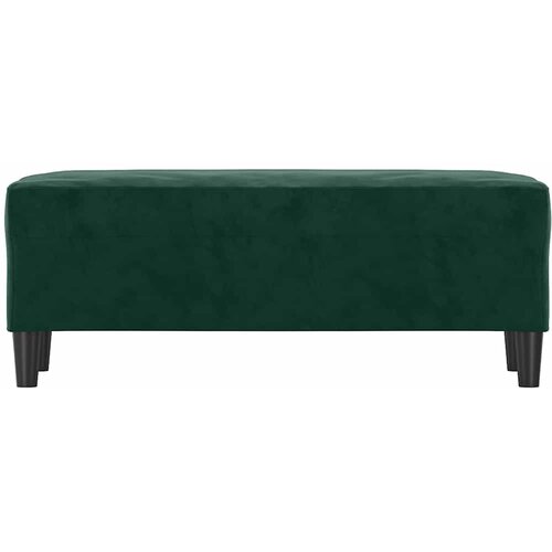  Klupa tamnozelena 100x35x41 cm bar&amp;scaron;unasta Slike