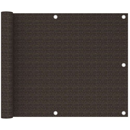 Balkonski Balkonsko platno rjavo 75x400 cm HDPE, (20609342) Cene